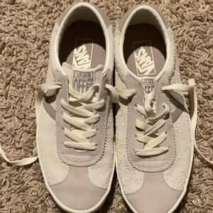 Vans Classic White and Gray Sneakers